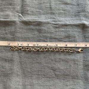 Elegant Silver Chain Bracelet